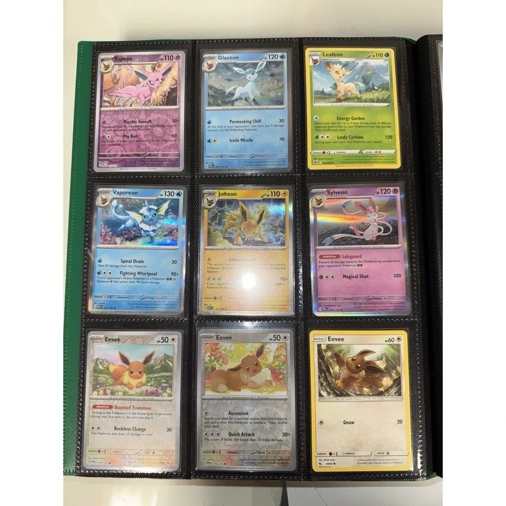 Pokemon Card Collection Lot Full arts, promos, tg ALL NM 108 Cards Eevee lover